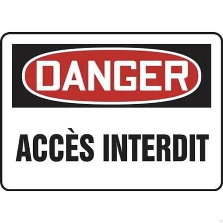 Accuform OSHA DANGER SAFETY SIGN KEEP OUT 7 FRMATR111VS FRMATR111VS